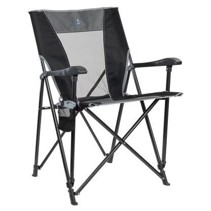 Lightweight Messenger Eazy Chair - Choice 976 - Premium Slim-Fold Compact Chair with Messenger Bag - Black