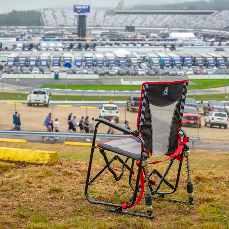 Smooth Motion Adjustable Rocker - Choice 573 - RoadTrip Rocker Smooth Motion Camp Chair Detail