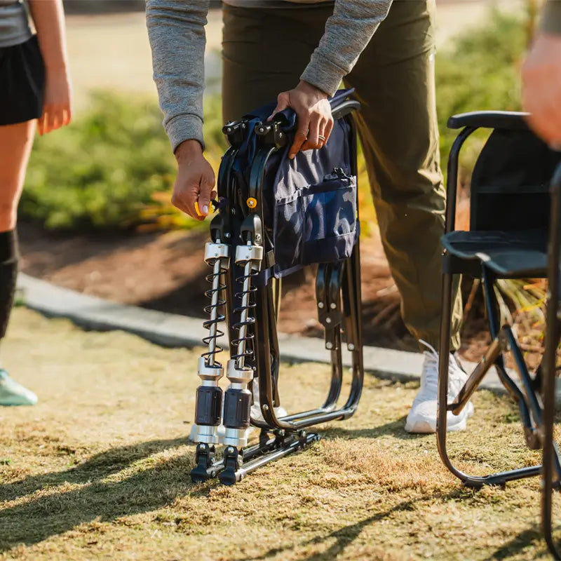 Smooth Motion Adjustable Rocker - Choice 573 - RoadTrip Rocker Smooth Motion Camp Chair Detail