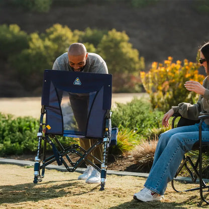 Smooth Motion Adjustable Rocker - Choice 573 - RoadTrip Rocker Smooth Motion Camp Chair Detail