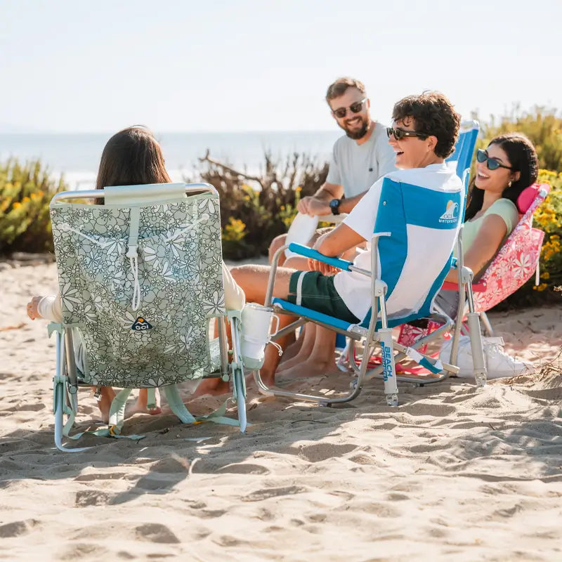 Backpack Travel Beach Rocker - Choice 712 - Portable Heavy-Duty Low Boy Chair for Ocean Side Detail