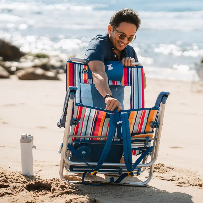 Space-Saving Pico Big Surf with Slide Table - Choice 334 - Ultra-Lightweight Telescoping PackSeat Travel Stool Detail