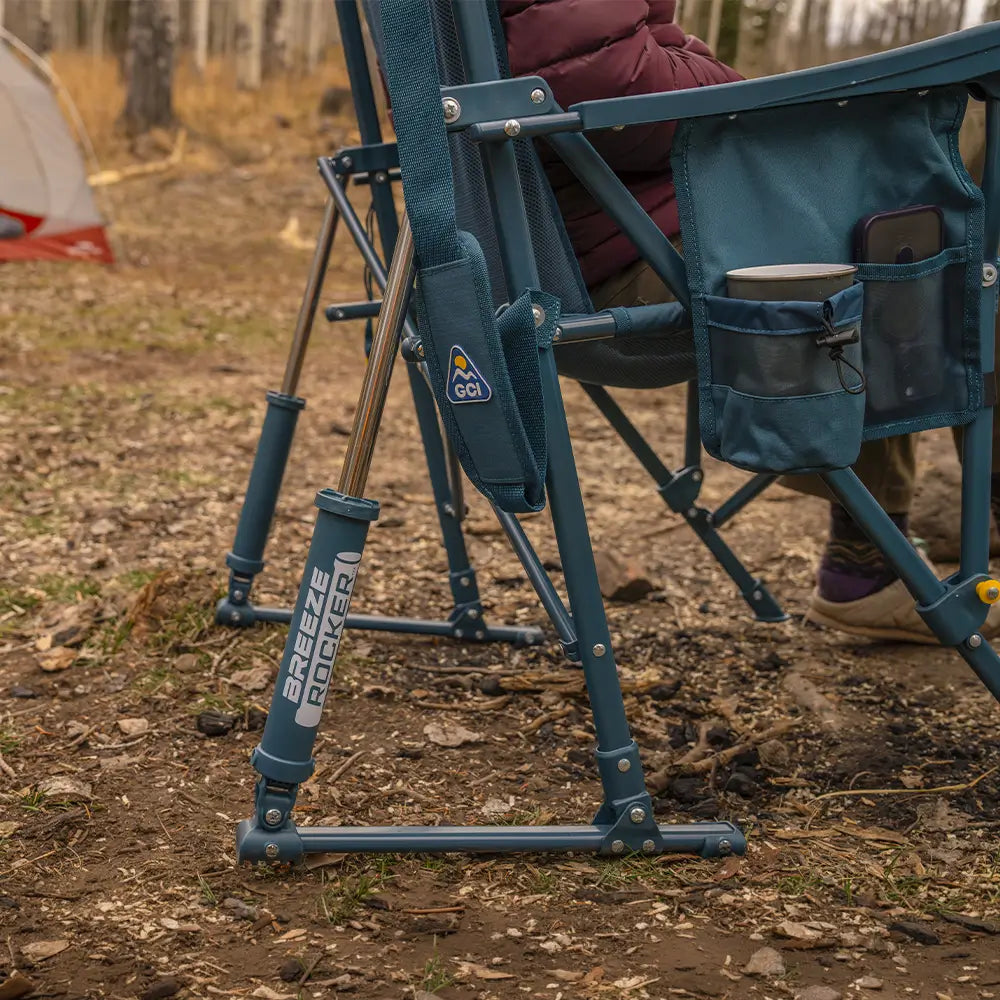 Luxury Camp BreezeRocker - Choice 504 - Freestyle Rocker Portable Outdoor Folding Chair Detail
