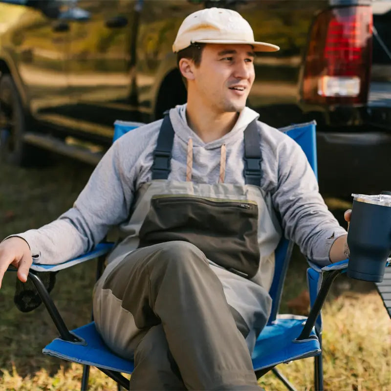 Ultra-Compact Comfort Quad Chair - Choice 989 - Ultra-Lightweight Telescoping PackSeat Travel Stool Detail