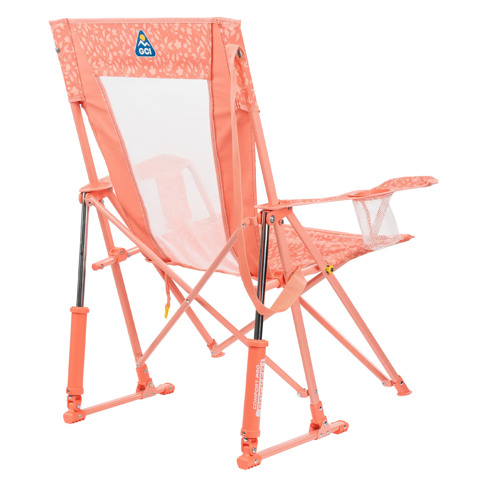 Smooth Motion Comfort Pro Rocker - Choice 375 - Freestyle Rocker Portable Outdoor Folding Chair Detail