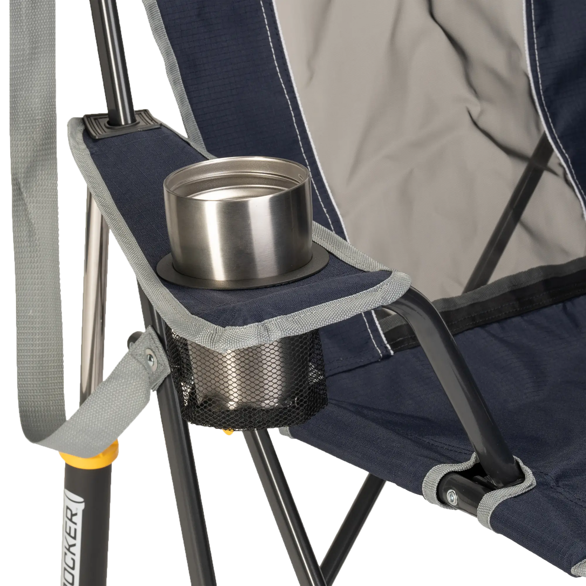Smooth Motion Comfort Pro Rocker - Choice 375 - Freestyle Rocker Portable Outdoor Folding Chair Detail