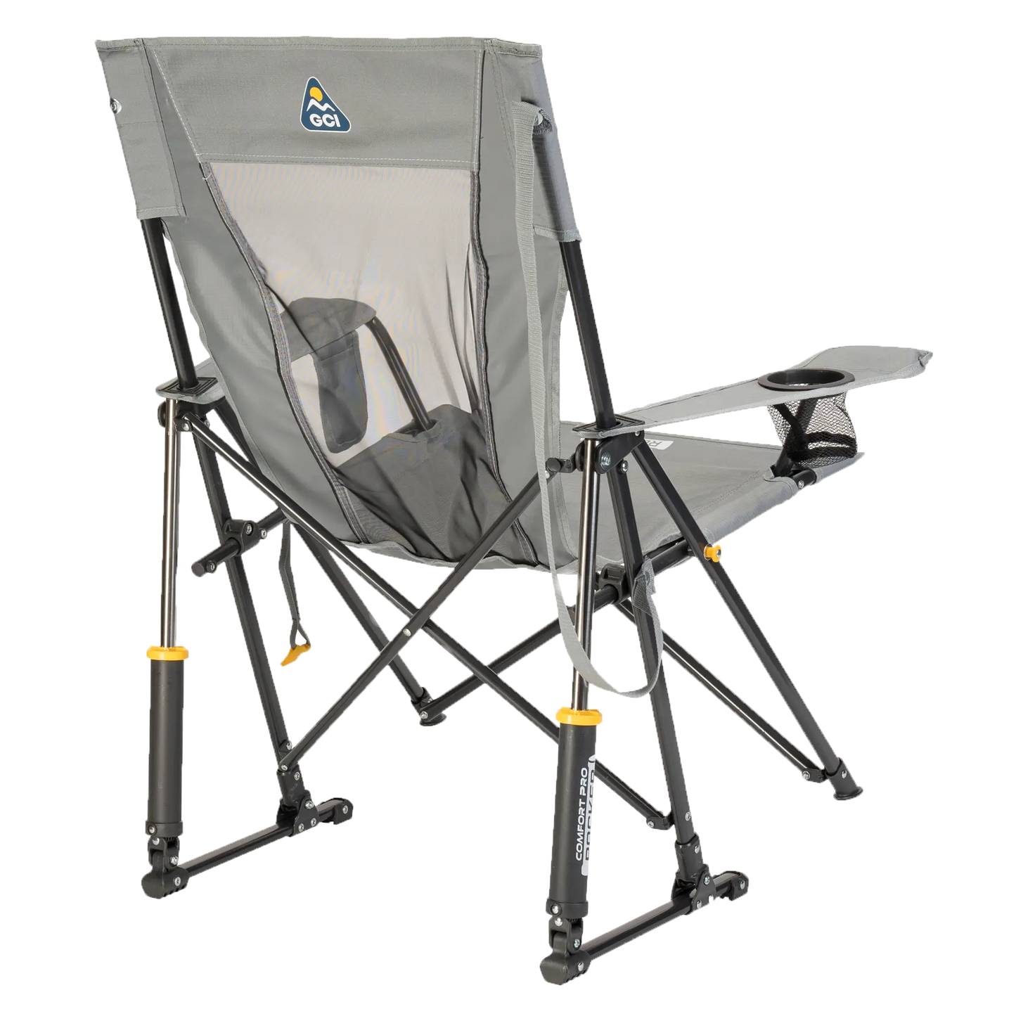 Smooth Motion Comfort Pro Rocker - Choice 375 - Freestyle Rocker Portable Outdoor Folding Chair Detail