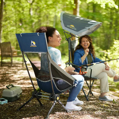 Telescoping Frame ComPack Rocker - Choice 980 - Pico Compact Folding Camp Chair with Carry Bag Detail