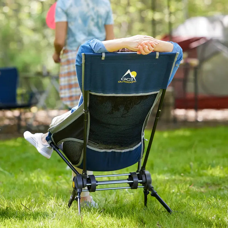 Telescoping Frame ComPack Rocker - Choice 980 - Pico Compact Folding Camp Chair with Carry Bag Detail
