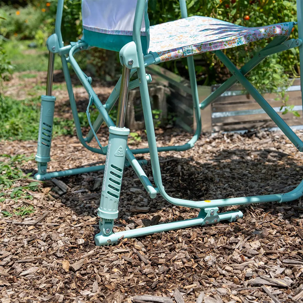 Premium All-Weather Freestyle Rocker Elite - Choice 460 - Patented Spring-Action Rocking Chair for Camping Detail