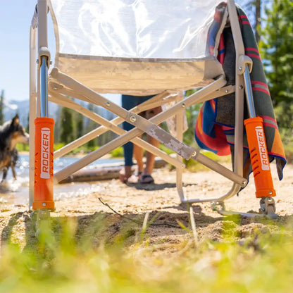 Premium All-Weather Freestyle Rocker Elite - Choice 460 - Patented Spring-Action Rocking Chair for Camping Detail