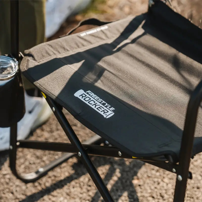 Premium All-Weather Freestyle Rocker Elite - Choice 460 - Patented Spring-Action Rocking Chair for Camping Detail
