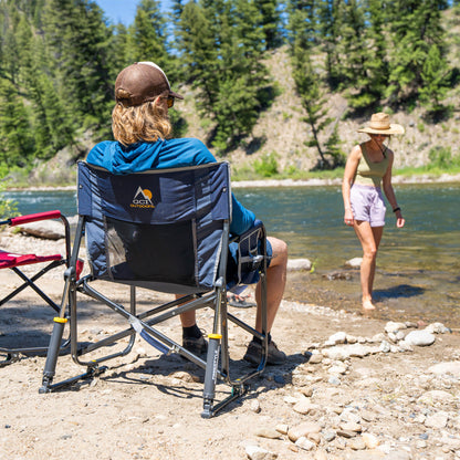 Luxury Camp Freestyle Rocker XL - Choice 552 - RoadTrip Rocker Smooth Motion Camp Chair Detail