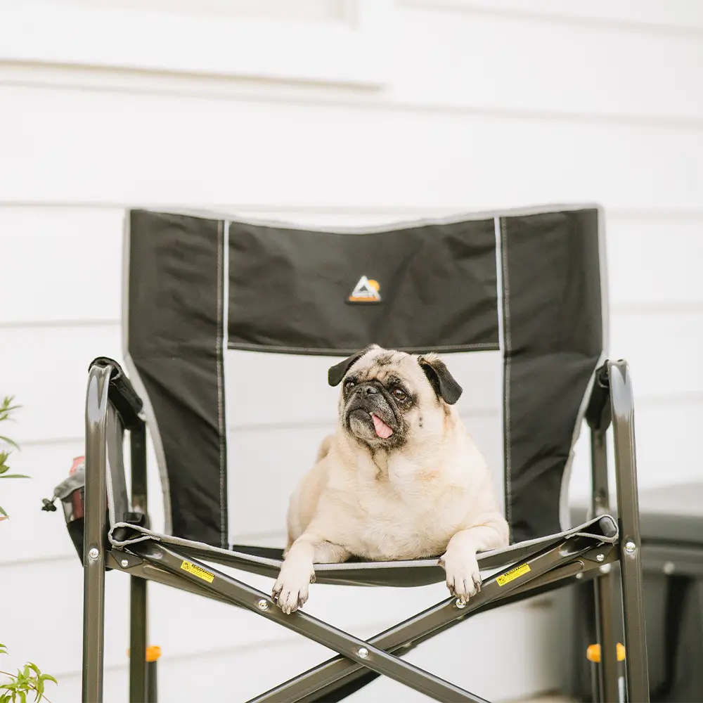 Luxury Camp Freestyle Rocker XL - Choice 552 - RoadTrip Rocker Smooth Motion Camp Chair Detail