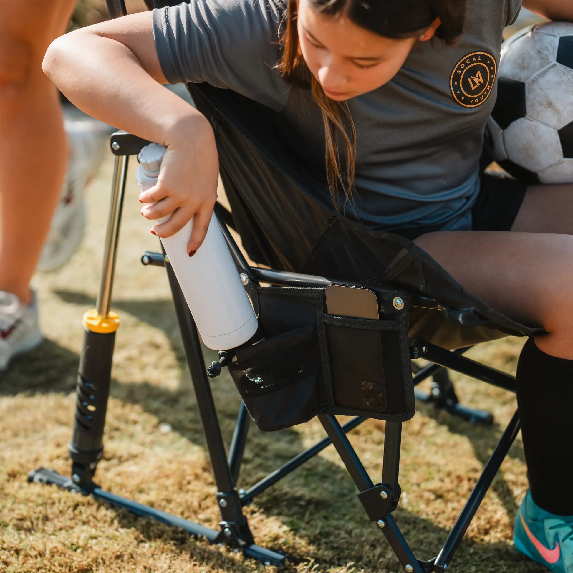 Premium All-Weather Pod Rocker Elite - Choice 832 - RoadTrip Rocker Smooth Motion Camp Chair Detail