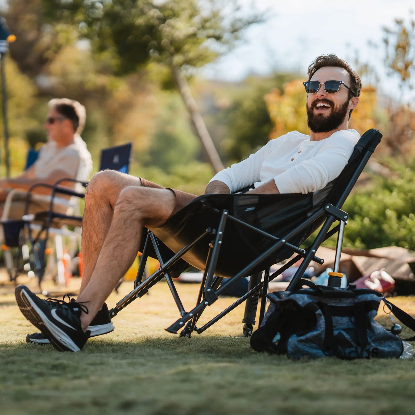 Premium All-Weather Pod Rocker Elite - Choice 832 - RoadTrip Rocker Smooth Motion Camp Chair Detail