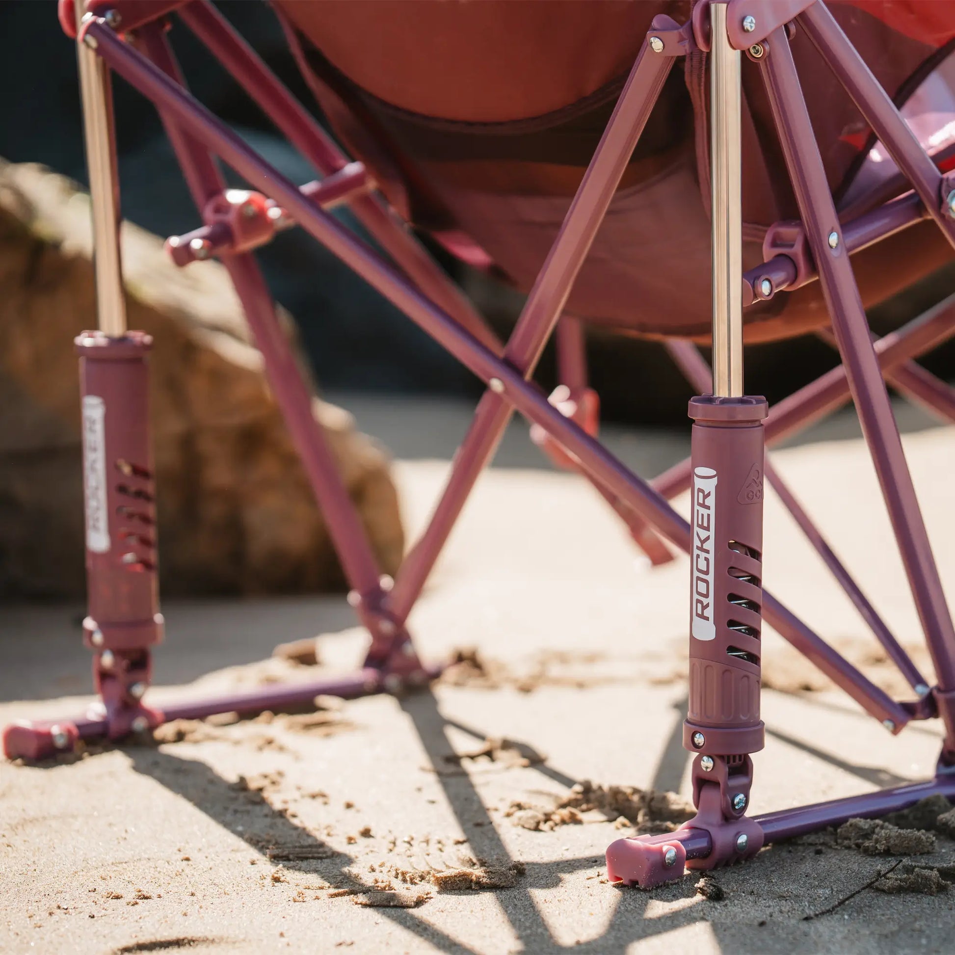 Premium All-Weather Pod Rocker Elite - Choice 832 - RoadTrip Rocker Smooth Motion Camp Chair Detail