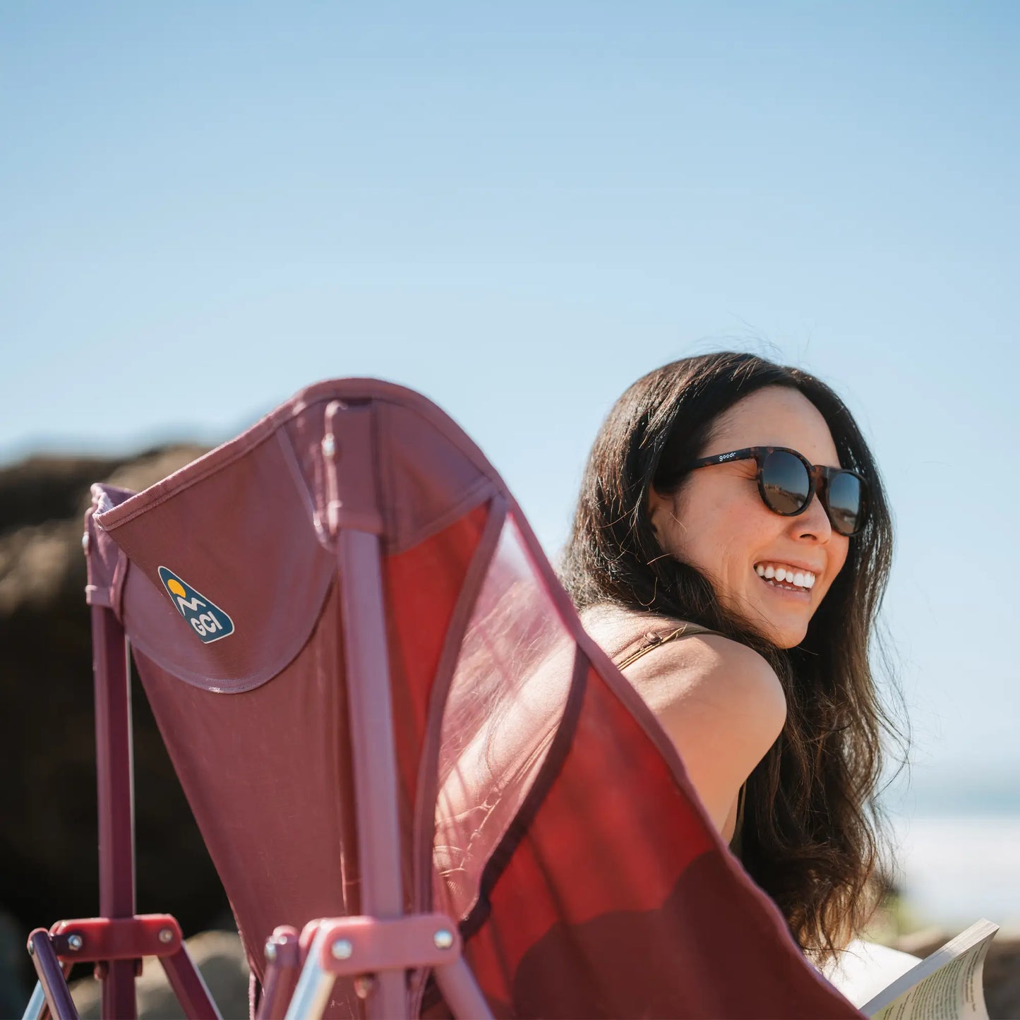 Premium All-Weather Pod Rocker Elite - Choice 832 - RoadTrip Rocker Smooth Motion Camp Chair Detail