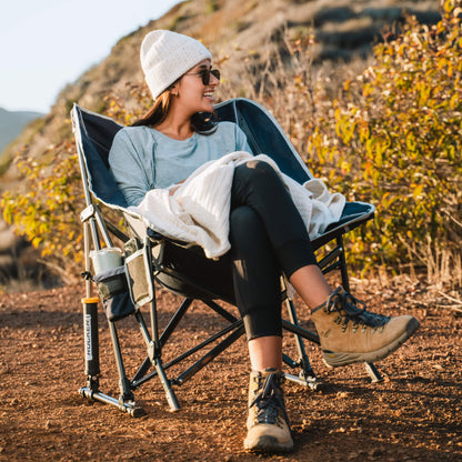 Patented Spring-Action Pod Rocker - Choice 933 - RoadTrip Rocker Smooth Motion Camp Chair Detail