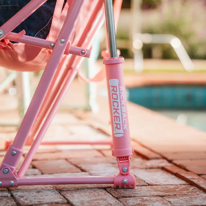 Heavy-Duty Freestyle Kickback Rocker - Choice 345 - Freestyle Rocker Portable Outdoor Folding Chair Detail