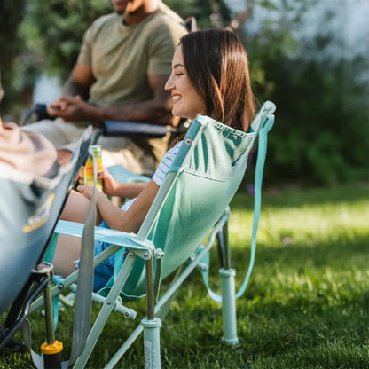 Heavy-Duty Freestyle Kickback Rocker - Choice 345 - Freestyle Rocker Portable Outdoor Folding Chair Detail