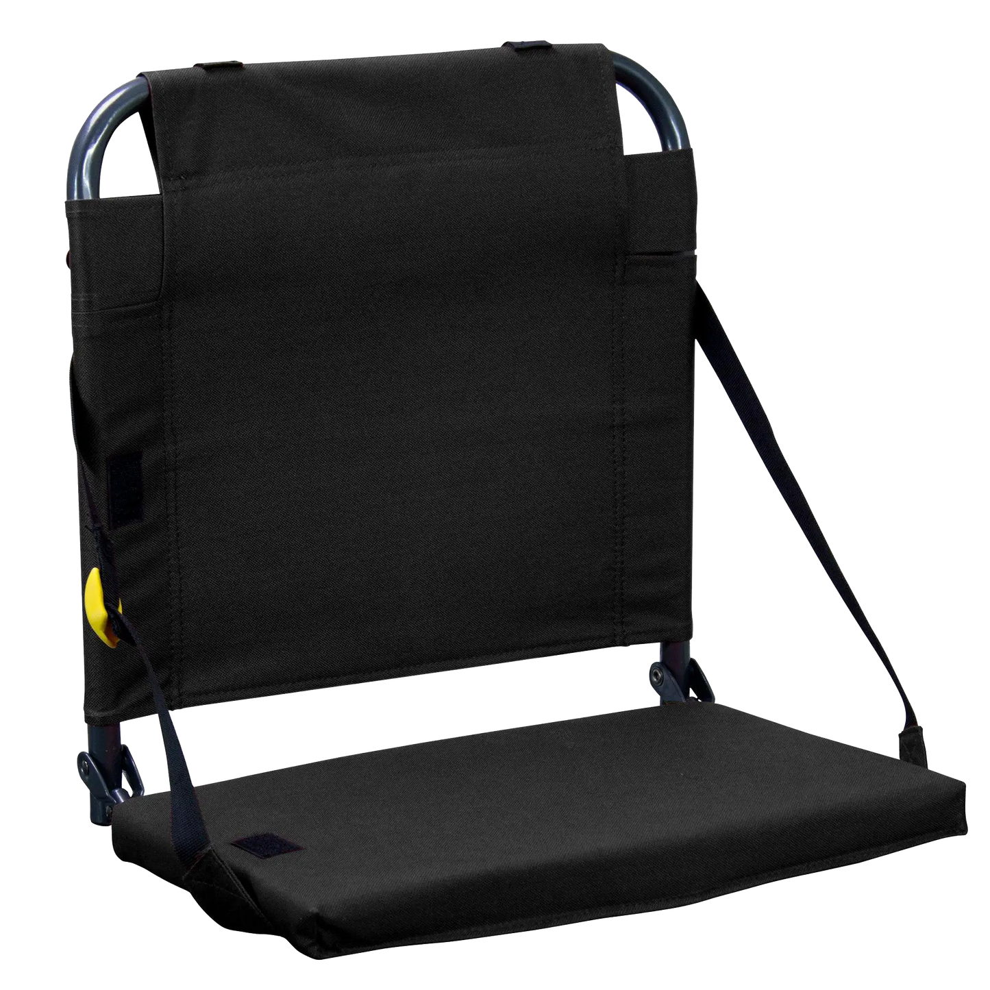 Bleacher-Friendly BleacherBack - Choice 696 - Bleacher-Friendly Stadium Chair with Back Support - Black