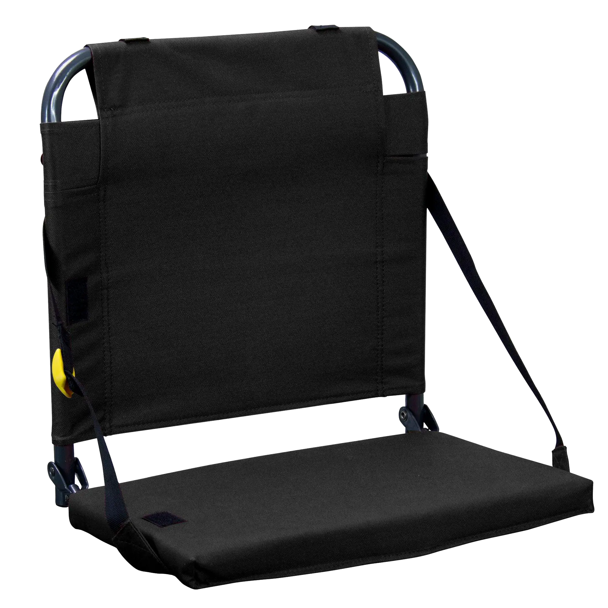 Bleacher-Friendly BleacherBack - Choice 696 - Bleacher-Friendly Stadium Chair with Back Support - Black
