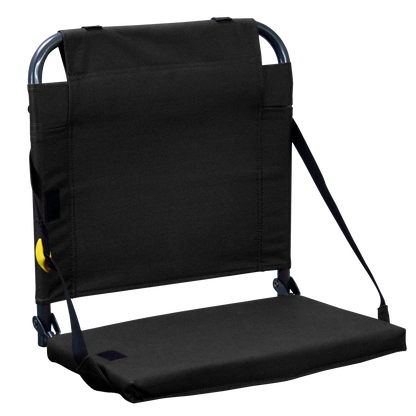 Bleacher-Friendly BleacherBack - Choice 696 - Bleacher-Friendly Stadium Chair with Back Support - Black