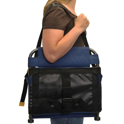 Bleacher-Friendly BleacherBack - Choice 696 - Bleacher-Friendly Stadium Chair with Back Support Detail