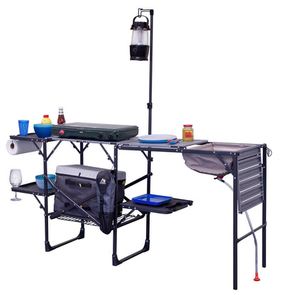 Stainless Steel BBQ Master Cook Station - Choice 171 - Heavy-Duty Stainless Steel Camp Cooking Gear Detail