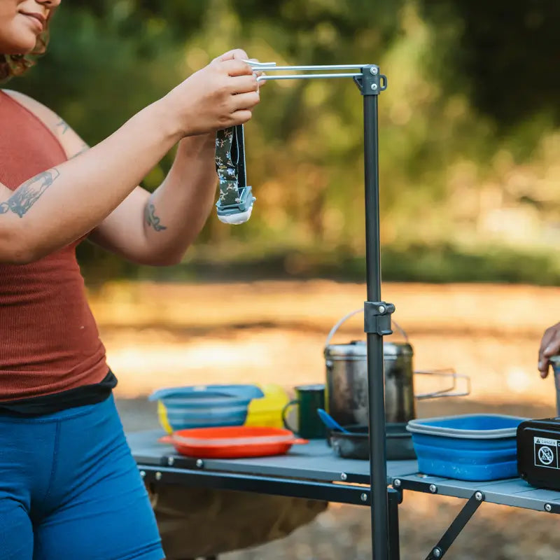 Stainless Steel BBQ Master Cook Station - Choice 171 - Heavy-Duty Stainless Steel Camp Cooking Gear Detail