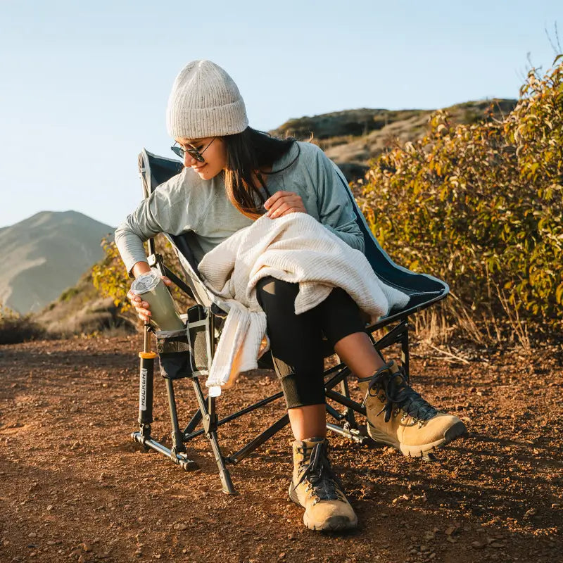 Patented Spring-Action Pod Rocker - Choice 933 - RoadTrip Rocker Smooth Motion Camp Chair Detail