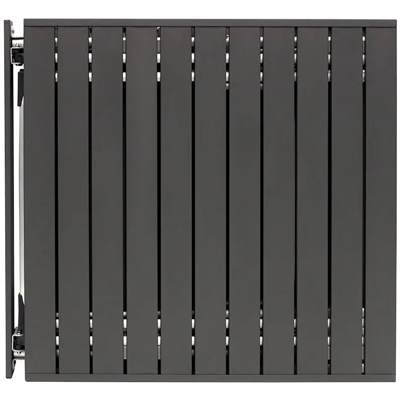 Stainless Steel BBQ Slim-Fold Table - Choice 196 - Heavy-Duty Stainless Steel Camp Cooking Gear Detail