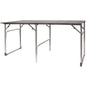 Stainless Steel BBQ Slim-Fold Table - Choice 196 - Heavy-Duty Stainless Steel Camp Cooking Gear - Default Title