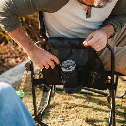 Lightweight Messenger Stowaway Rocker - Choice 794 - Premium Slim-Fold Compact Chair with Messenger Bag Detail