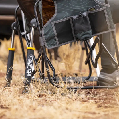 Lightweight Messenger Stowaway Rocker - Choice 794 - Premium Slim-Fold Compact Chair with Messenger Bag Detail