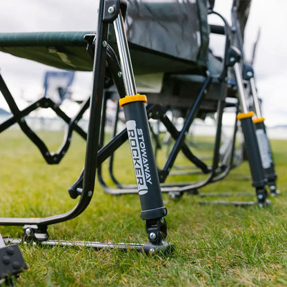 Lightweight Messenger Stowaway Rocker - Choice 794 - Premium Slim-Fold Compact Chair with Messenger Bag Detail