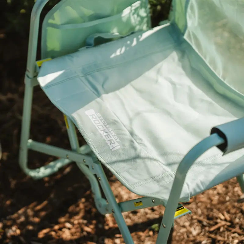 Lightweight Messenger Stowaway Rocker - Choice 794 - Premium Slim-Fold Compact Chair with Messenger Bag Detail