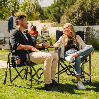 Lightweight Messenger Stowaway Rocker - Choice 794 - Premium Slim-Fold Compact Chair with Messenger Bag Detail
