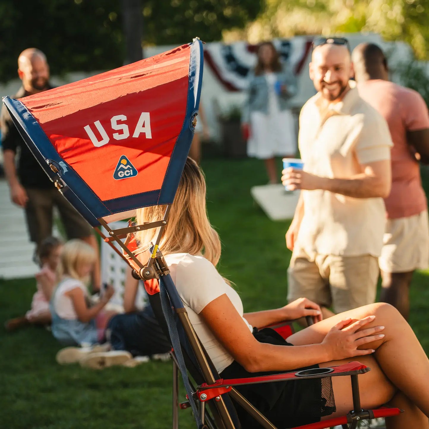 Advanced SunShade Accessory - USA Anniversary Deluxe - Choice 917 - Gear for Camping & Outdoor Travel Detail