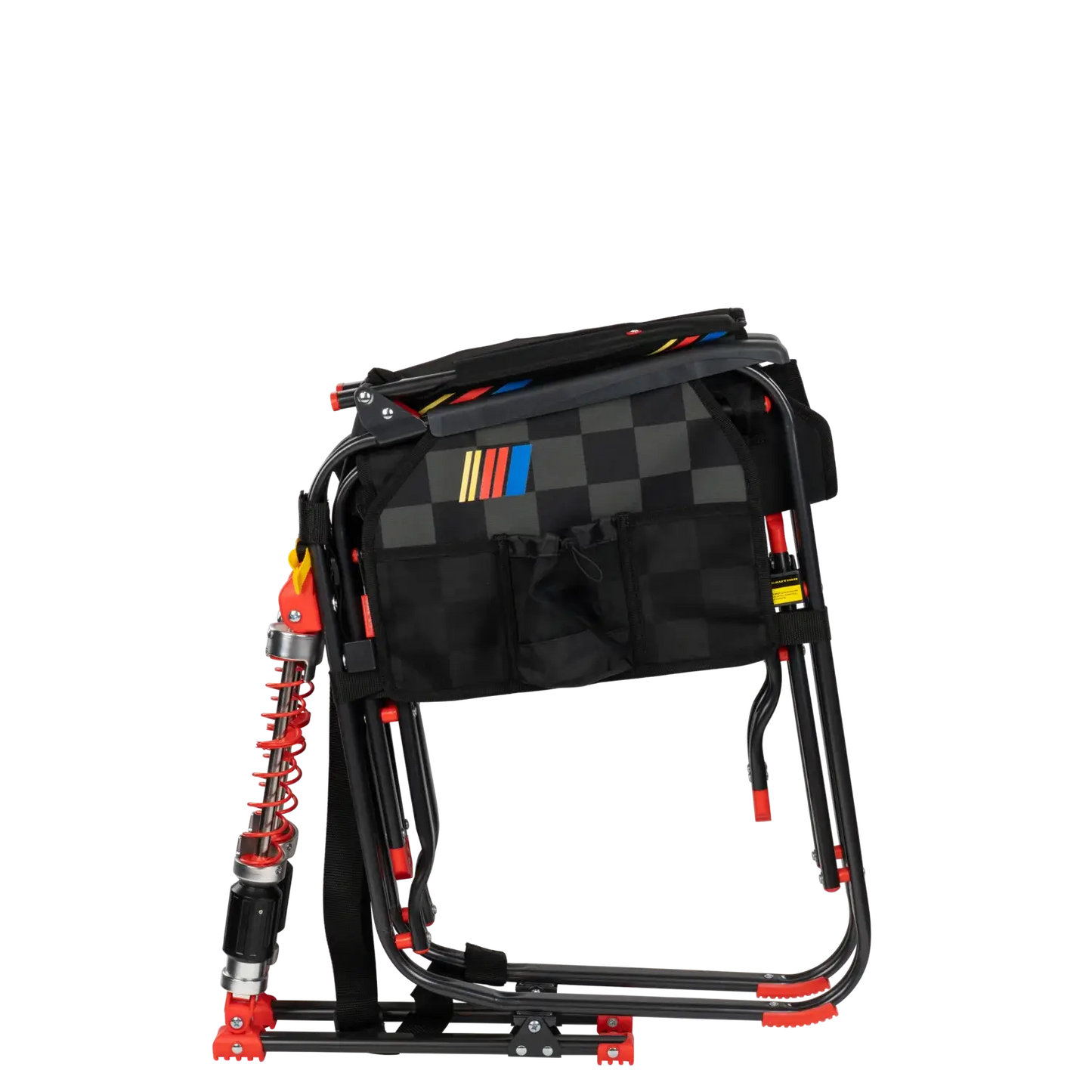 Luxury Camp Adjustable Rocker - NASCAR - Choice 899 - Heavy-Duty Kickback Rocker with Beverage Holder Detail