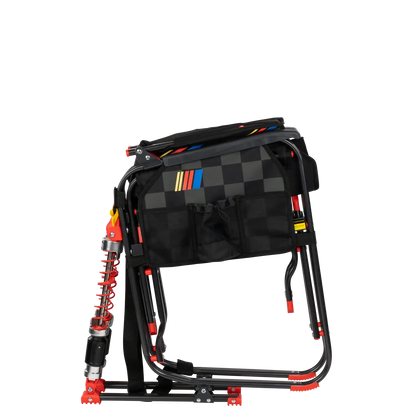 Luxury Camp Adjustable Rocker - NASCAR - Choice 899 - Heavy-Duty Kickback Rocker with Beverage Holder Detail