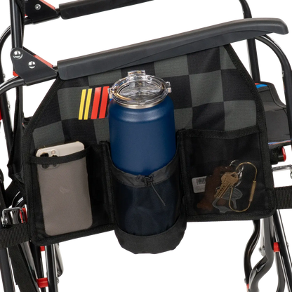 Luxury Camp Adjustable Rocker - NASCAR - Choice 899 - Heavy-Duty Kickback Rocker with Beverage Holder Detail