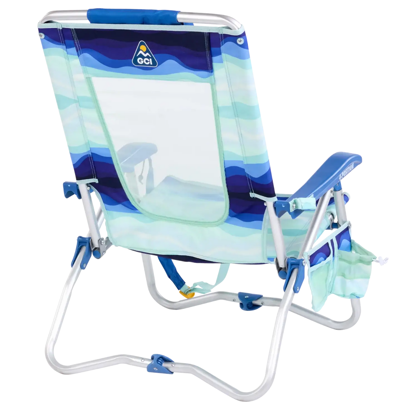Space-Saving Pico Bi-Fold Beach Chair - Choice 601 - Pico Compact Folding Camp Chair with Carry Bag Detail