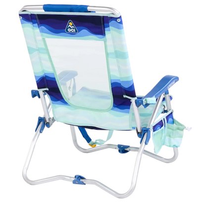 Space-Saving Pico Bi-Fold Beach Chair - Choice 601 - Pico Compact Folding Camp Chair with Carry Bag Detail