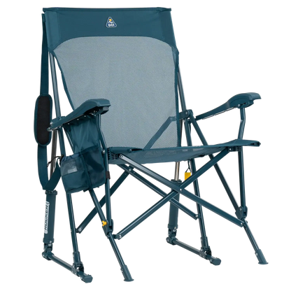 Luxury Camp BreezeRocker - Choice 504 - Freestyle Rocker Portable Outdoor Folding Chair - Teal