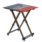Heat-Resistant Tool Compact Camp Table 20 - USA Anniversary Deluxe - Choice 757 - Heavy-Duty Stainless Steel Camp Cooking Gear - Default Title