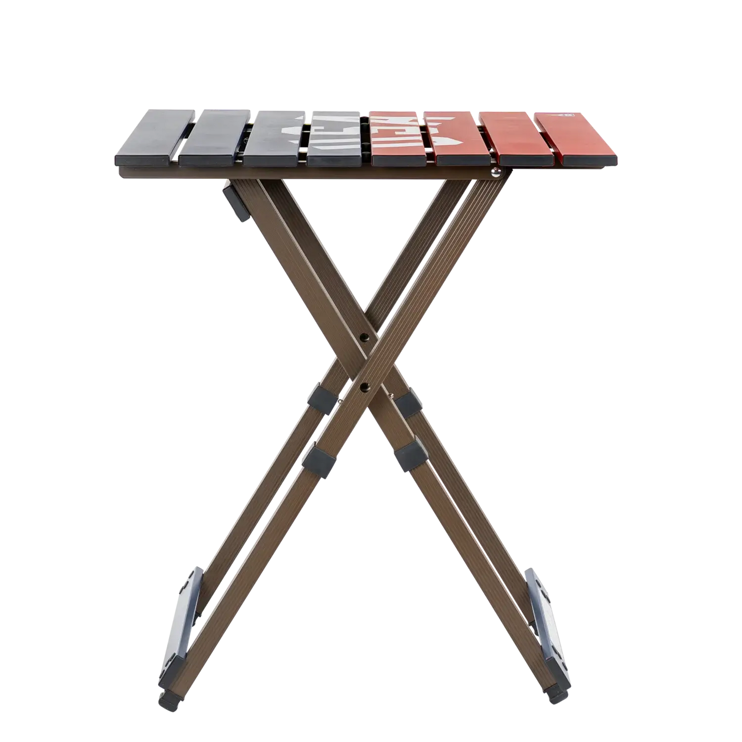 Heat-Resistant Tool Compact Camp Table 20 - USA Anniversary Deluxe - Choice 757 - Heavy-Duty Stainless Steel Camp Cooking Gear Detail
