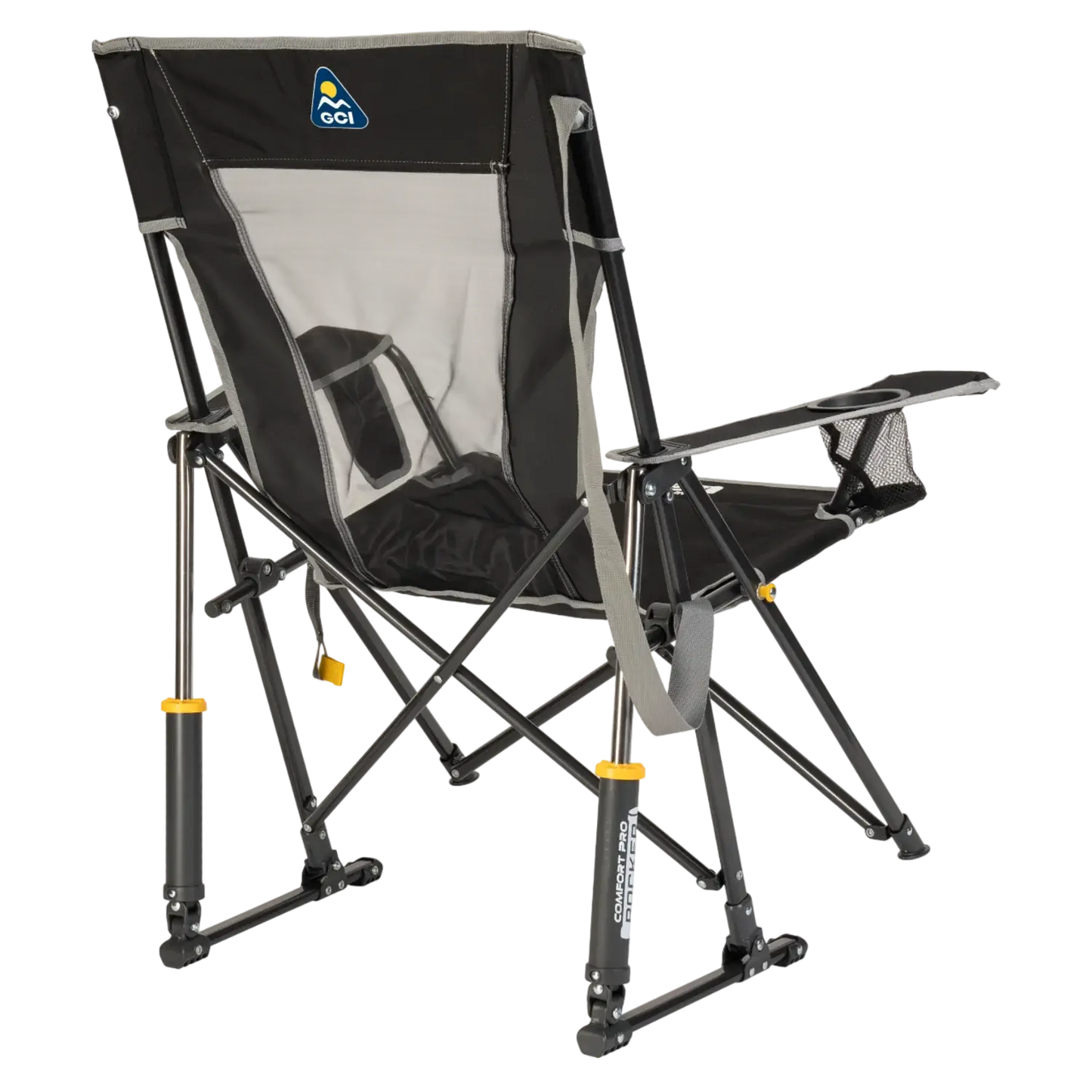 Smooth Motion Comfort Pro Rocker - Choice 375 - Freestyle Rocker Portable Outdoor Folding Chair Detail