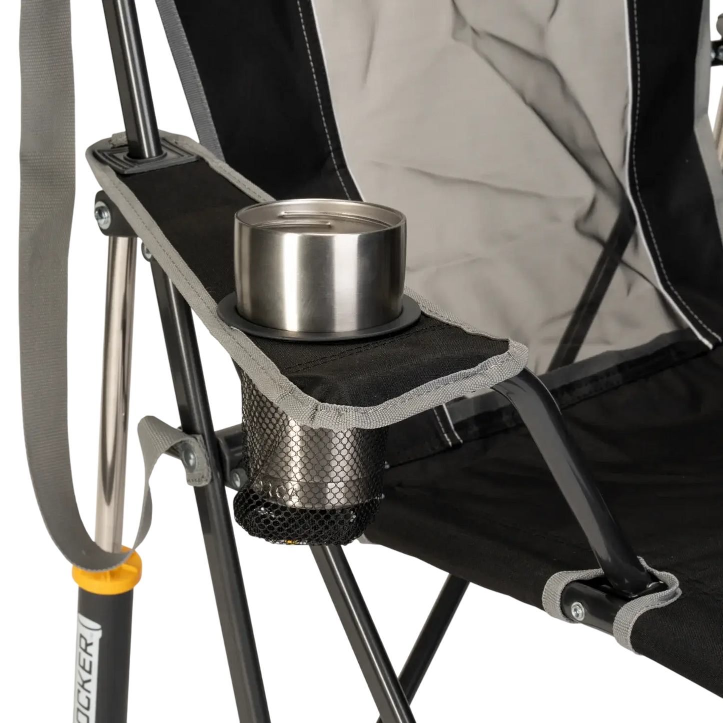 Smooth Motion Comfort Pro Rocker - Choice 375 - Freestyle Rocker Portable Outdoor Folding Chair Detail